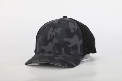 ANKOR Ultra Performance Water-Resistant UPF 50 Baseball Hat | Golf | Boat | Beach | Lake | Workout | Everyday | Men and Women (Black Camo)